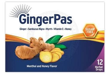 GINGERPAS PASTIL 12 pastil İlaç Görseli