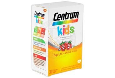 CENTRUM KIDS MULTIVITAMIN, MULTIMINERAL ICEREN TAKVIYE EDICI GIDA 30 tablet İlaç Görseli