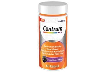 CENTRUM KARA MURVER, MULTIVITAMIN VE MULTIMINERAL ICEREN TAKVIYE EDICI GIDA KAPSUL 60 kapsül İlaç Görseli