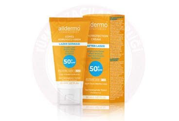 ALLDERMO LAZER SONRASI GUNES KORUYUCU KREM SPF50+ 50 ml tüp İlaç Görseli