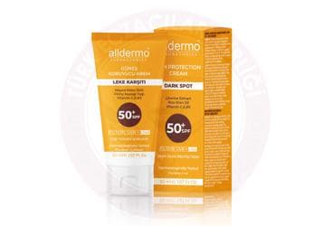ALLDERMO LEKE KARSITI GUNES KORUYUCU KREM SPF 50+ 50 ml tüp İlaç Görseli