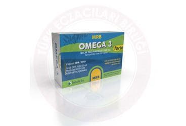 MRB OMEGA 3 FORTE YUMUSAK KAPSUL 1000 mg 30 kapsül İlaç Görseli