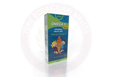 MRB OMEGA 3 FORTE TUTTI FRUTTI AROMALI BALIK YAGI SURUBU 100 ml şişe İlaç Görseli