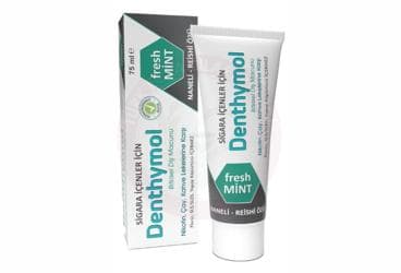 DENTHYMOL SIGARA ICENLER ICIN BITKISEL DIS MACUNU 75 ml tüp İlaç Görseli