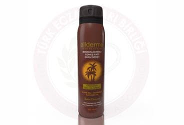 ALLDERMO BRONZLASTIRICI GUNES YAGI KURU SPREY 150 ml şişe İlaç Görseli
