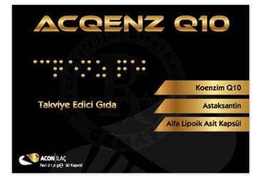 ACQENZ KOENZIM Q10, ASTAKSANTIN, ALFA LIPOIK ASIT TAKVIYE EDICI GIDA 30 kapsül İlaç Görseli