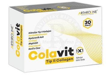 COLAVIT TIP II COLLAGEN ICEREN TAKVIYE EDICI GIDA 30 tablet İlaç Görseli