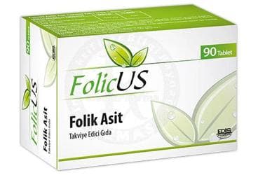 FOLICUS TABLET 90 tablet İlaç Görseli