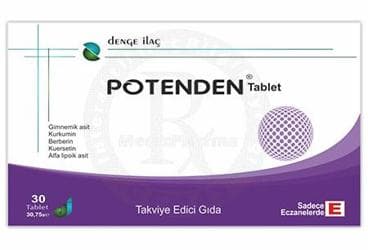 POTENDEN TABLET 30 tablet İlaç Görseli
