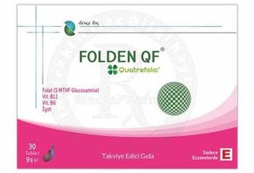 FOLDEN QF TABLET 9 g 30 tablet İlaç Görseli