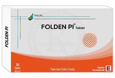 FOLDEN PI TABLET MIYO-INOSITOL VE D-KIRO INOSITOL ICEREN TAKVIYE EDICI GIDA 30 tablet İlaç Görseli