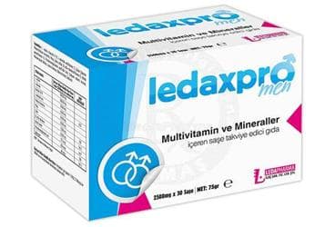 LEDAXPRO MEN MULTIVITAMIN ICEREN SASE 30 saşe İlaç Görseli