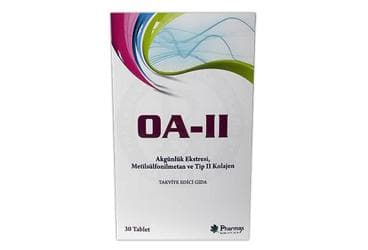 OA-II AKGUNLUK EKSTRESI METILSULFONILMETAN VE TIP II KOLAJEN ICEREN TABLET 30 tablet İlaç Görseli