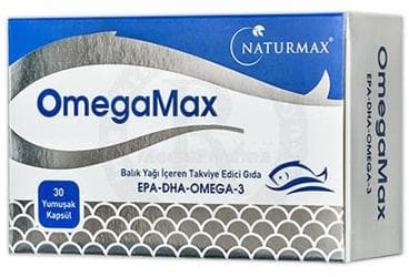 NATURMAX OMEGAMAX KAPSUL 640 mg 30 kapsül İlaç Görseli