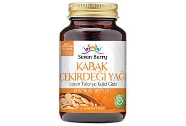 SEVEN BERRY KABAK CEKIRDEGI YAGI ICEREN TAKVIYE EDICI GIDA 60 kapsül İlaç Görseli