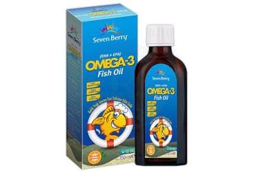 SEVEN BERRY OMEGA-3 FISH OIL BALIK YAGI ICEREN TAKVIYE EDICI GIDA - PORTAKAL AROMALI 150 ml şişe İlaç Görseli