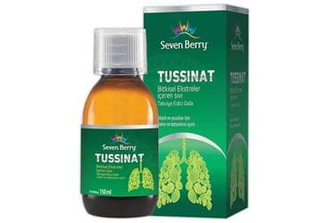 SEVEN BERRY TUSSINAT BITKISEL EKSTRELER ICEREN SIVI TAKVIYE EDICI GIDA 150 ml şişe İlaç Görseli