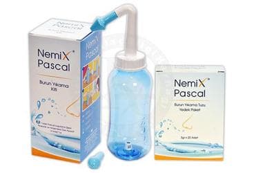 NEMIX PASCAL BURUN YIKAMA KITI 20 poşet+1 araç İlaç Görseli