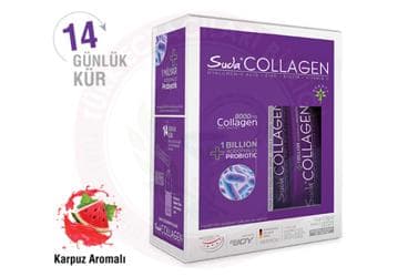 SUDA COLLAGEN HYALURONIC ACID, ZINC, BIOTIN, VITAMIN C ICEREN TAKVIYE EDICI GIDA 14x10 g saşe İlaç Görseli