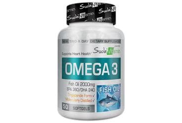 SUDA VITAMIN OMEGA 3 FISH OIL KAPSUL 50 kapsül İlaç Görseli