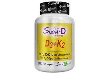 SUDA VITAMIN SUDA-D D3+K2 KAPSUL 60 kapsül İlaç Görseli