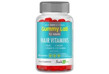GUMMYLAB HAIR VITAMINS FOR ADULTS GUMMIES 60 tablet İlaç Görseli