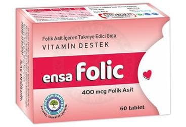 ENSAFOLIC TABLET 60 tablet İlaç Görseli