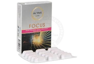 ACTIVE LIFE FOCUS TAKVIYE EDICI GIDA KAPSUL 30 kapsül İlaç Görseli