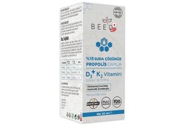 BEEO UP PROPOLIS D3+K2 SUDA COZUNEBILIR DAMLA 20 ml İlaç Görseli