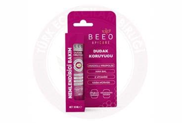 BEEO APICARE PROPOLISLI KARA MURVERLI DUDAK KORUYUCU 10 ml İlaç Görseli
