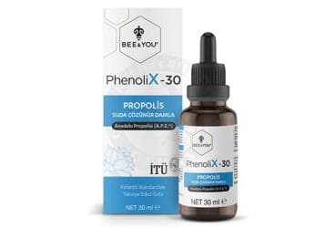 BEE & YOU PROPOLIS SUDA COZUNUR DAMLA TAKVIYE EDICI GIDA %15 30 ml şişe İlaç Görseli