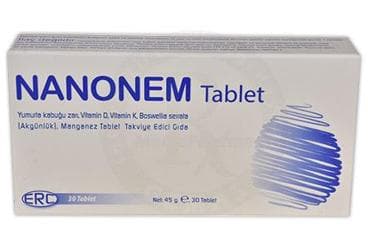 NANONEM TABLET 30 tablet İlaç Görseli