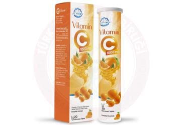 ACVISON VITAMIN C EFERVESAN TABLET 1000 mg 20 tablet İlaç Görseli