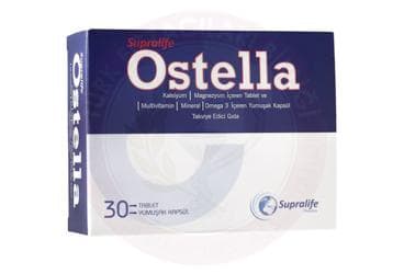 SUPRALIFE OSTELLA TAKVIYE EDICI GIDA 30 tablet İlaç Görseli