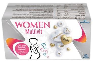 WOMEN MULTIVIT TAKVIYE EDICI GIDA KAPSUL 60 kapsül İlaç Görseli
