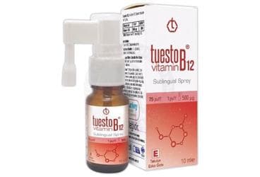 TUESTO VITAMIN B12 SUBLINGUAL SPREY 10 ml şişe İlaç Görseli