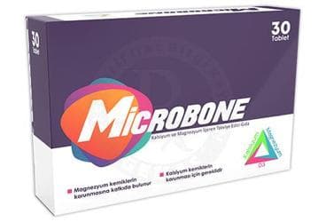 MICROBONE TABLET 30 tablet İlaç Görseli