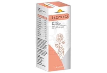 LACTOMENTO DAMLA BITKISEL EKSTRELER VE C VITAMINI ICEREN TAKVIYE EDICI GIDA 50 ml şişe İlaç Görseli