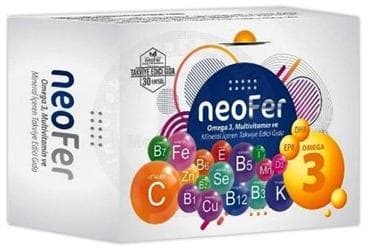 NEOFER TAKVIYE EDICI GIDA KAPSUL 30 kapsül İlaç Görseli