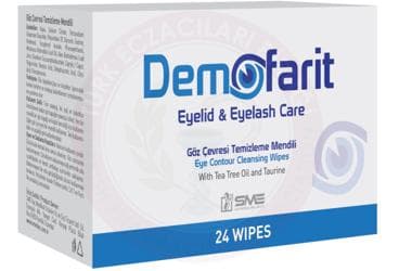 DEMOFARIT GOZ CEVRESI TEMIZLEYICI MENDIL 24 adet İlaç Görseli