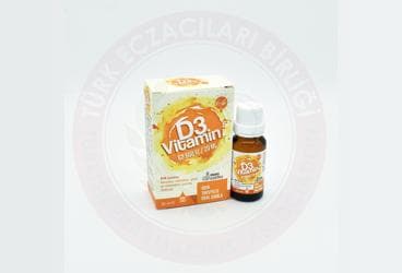 VITARIO VITAMIN D ICEREN SIVI TAKVIYE EDICI GIDA 62.500 IU/20 ml 20 ml şişe İlaç Görseli