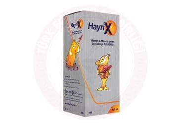 HAYRIX VITAMIN VE MINERAL ICEREN SIVI TAKVIYE EDICI GIDA 150 ml şişe İlaç Görseli