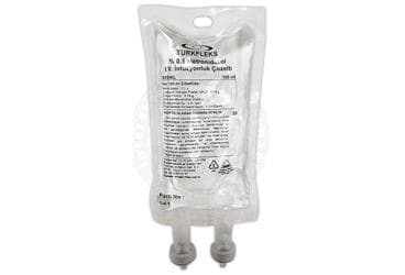 TURKFLEKS %0,5 METRONIDAZOL I.V. INFUZYONLUK COZELTI (100 ML, SETSIZ) İlaç Görseli