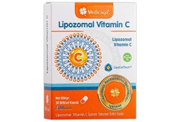 MEDICAGO LIPOZOMAL VITAMIN C ICEREN TAKVIYE EDICI GIDA 30 kapsül İlaç Görseli