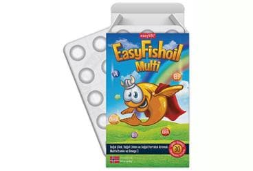 EASYVIT MULTI OMEGA 3 MULTIVITAMIN CIGNENEBILIR TABLET 30 tablet İlaç Görseli