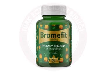 BROMEFIT BROMELAIN VE KROM ICEREN TAKVIYE EDICI GIDA TABLET 60 tablet İlaç Görseli