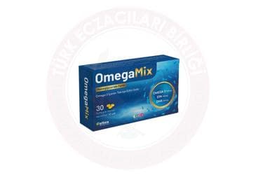 OMEGAMIX OMEGA 3 ICEREN TAKVIYE EDICI GIDA KAPSUL 30 kapsül İlaç Görseli