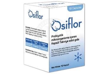 OSIFLOR PROBIYOTIK MIKROORGANIZMA ICEREN KAPSUL 10 kapsül İlaç Görseli
