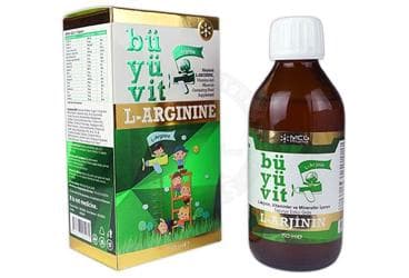 BUYUVIT L-ARJININ VITAMIN VE MINERAL ICEREN TAKVIYE EDICI GIDA 150 ml şişe İlaç Görseli