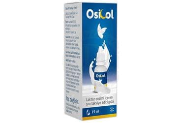 OSICOL LAKTAZ ENZIMI ICEREN SIVI TAKVIYE EDICI GIDA 15 ml şişe İlaç Görseli